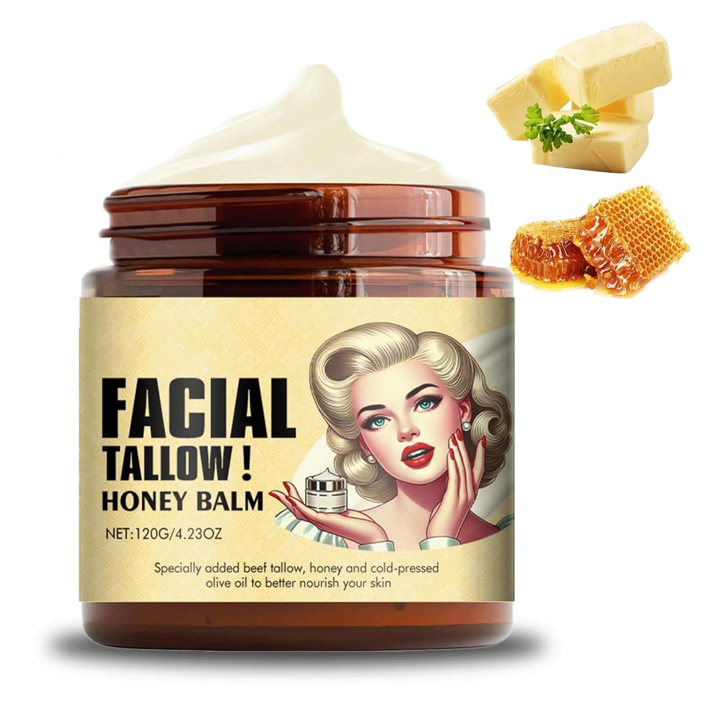 Whipped Tallow Honey Balm