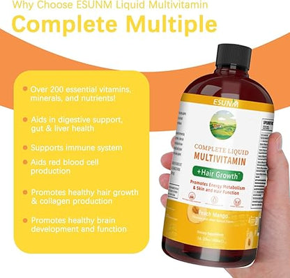 Liquid Multivitamin + Hair Growth