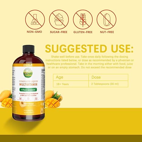 Liquid Multivitamin + Hair Growth